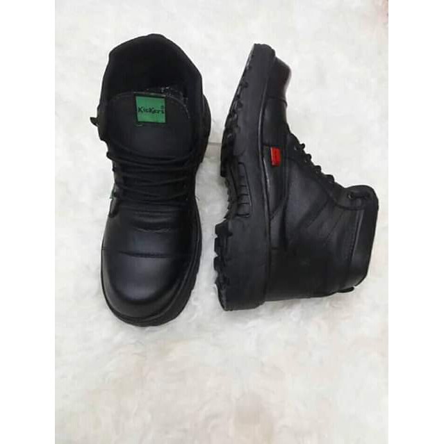 SEPATU KULIT 100% SEPATU PRIA SEPATU COWOK SEPATU KERJA SEPATU SAFETY SEMI BOOTS LOW/TALI PRIA BOOT