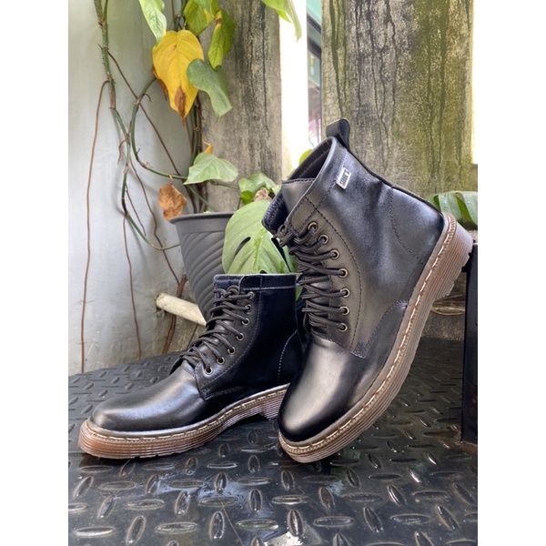 SIDIKS SEPATU DOCMART 8 hold SEPATU PDH UNISEX  PRIA&amp;WANITA KULIT SHOES BOOTS