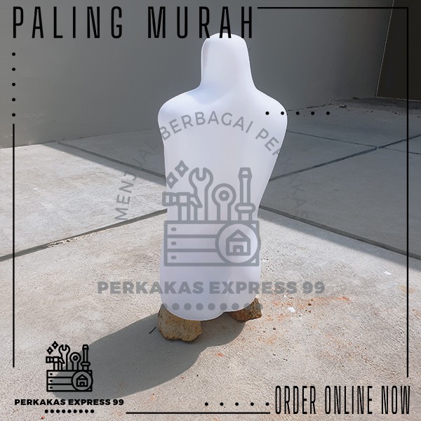 Manekin / Patung Display DressMaker Anak 5 - 10 tahun Anti Peyot warna BENING