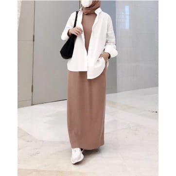 BEFAST - ZEC OOTD Wanita Dress IVE / Dress Innap Busui (RESLETING DEPAN) / Dress Untuk Busui / Dress Sleting Depan / Dress Polos Casual / LongDrees Kekinian / Terbaru 2022