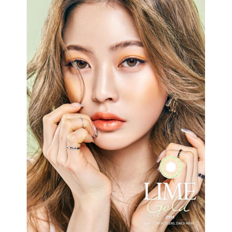 Olens 3con Lime Gold - Ready - Blackpink Kontak Lense