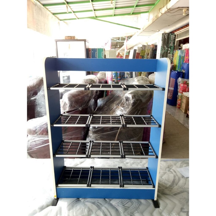 Rak Sepatu / Rak Sandal Rangka kayu