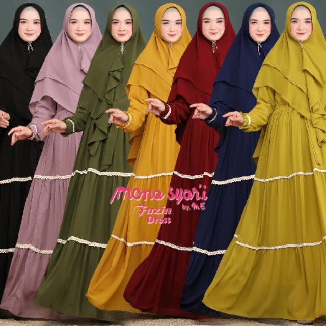 GAMIS CERUTI SET SYAR'I - BY MONA SYAR'I