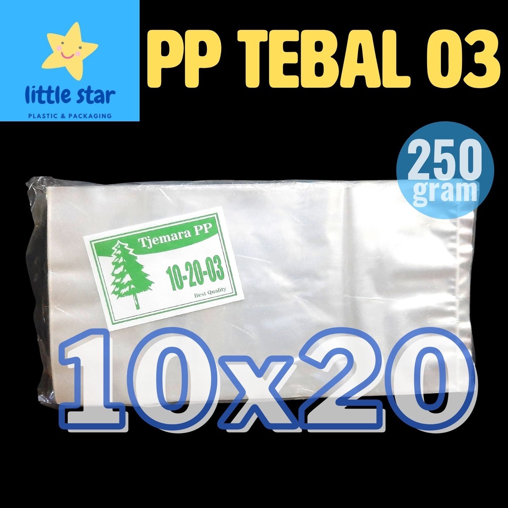 Plastik PP 10x20 03 bening