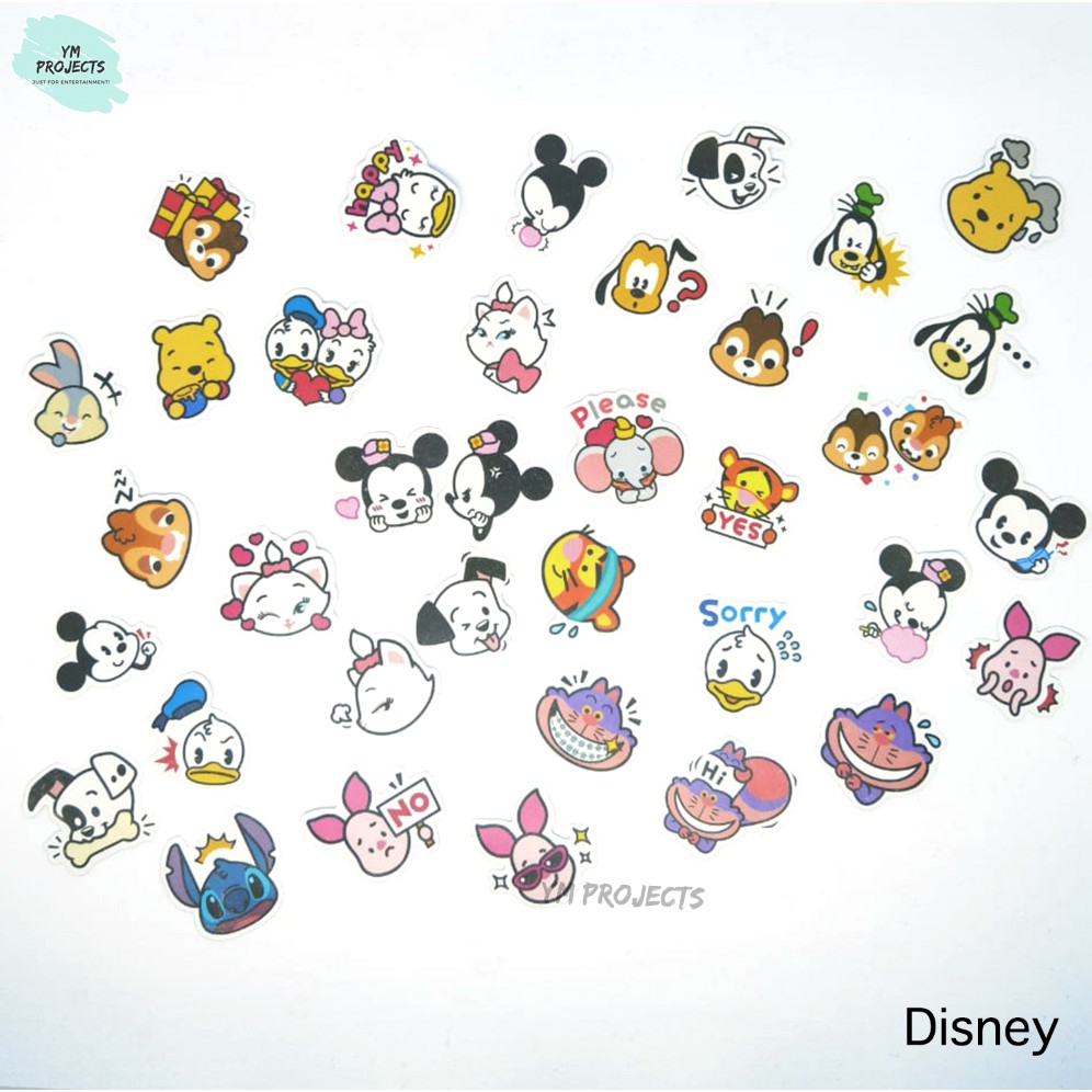 

[YM Projects] Gambar Tempel Disney Tsum Tsum Sticker Lucu Disney Tsum Tsum