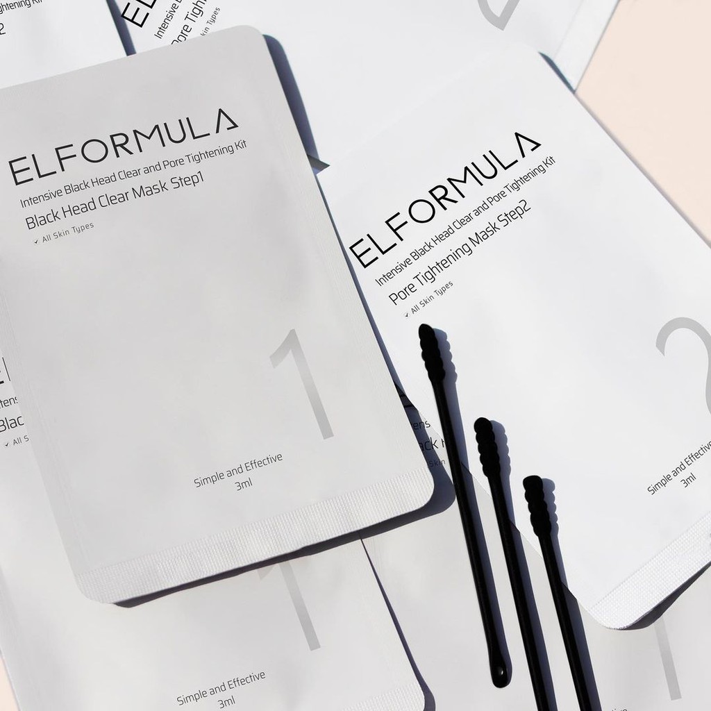 (1 set) ELFORMULA Intensive Blackhead Kit Clear Mask and Pore