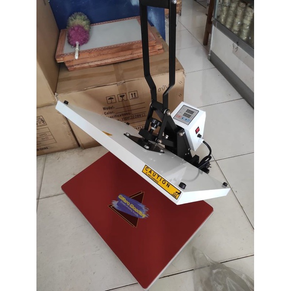 Mesin Press Sablon Kaos, Dtf 40x60 1800watt