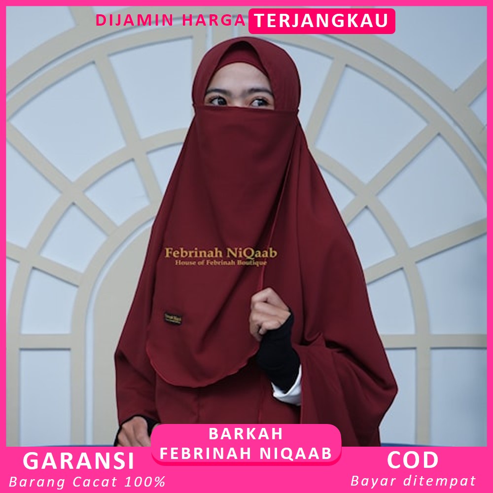 Cadar Niqab Hijab Niqob Jilbab Nikab Nikob Niqop Veil Khimar Muslim Saudia Arab Cadar Tali Wolfis 2 