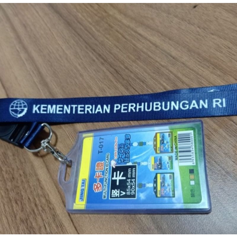 

casing + tali id card nametag KEMENHUB / kementerian perhubungan