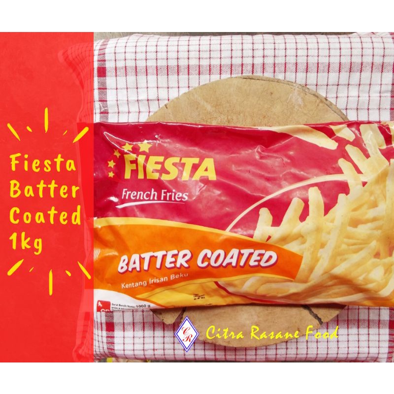 

Fiesta Kentang Goreng / French Fries Batter Coated 1kg