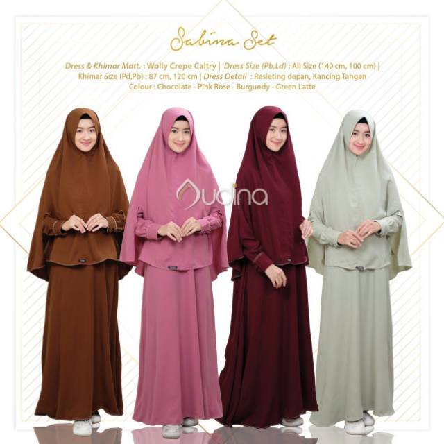 GAMIS SET/SYARI/BUSUI/SABINA SET ORI BY AUDINA