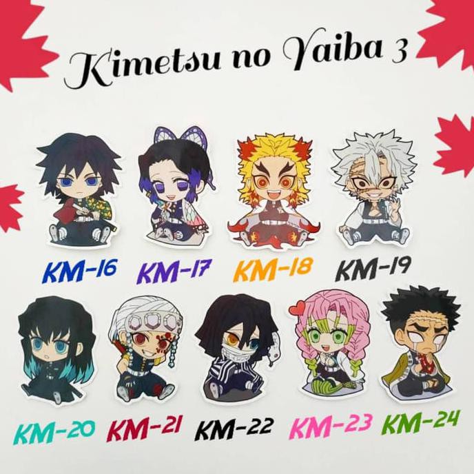 

Sticker Anime Kimetsu no Yaiba / Demon Slayer 3