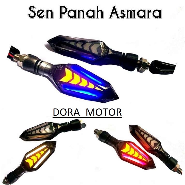 SEN RUNNING LED PANAH ASMARALAMPU SEN LED VARIASI CB/CBR VARIO125/150 ADV150 1set(kiri kanan) UNIVERSAL