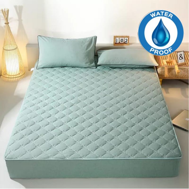 Sprei Sultan Waterproof anti ompol anti tahan air size 180x200 Seprei Adem full Karet