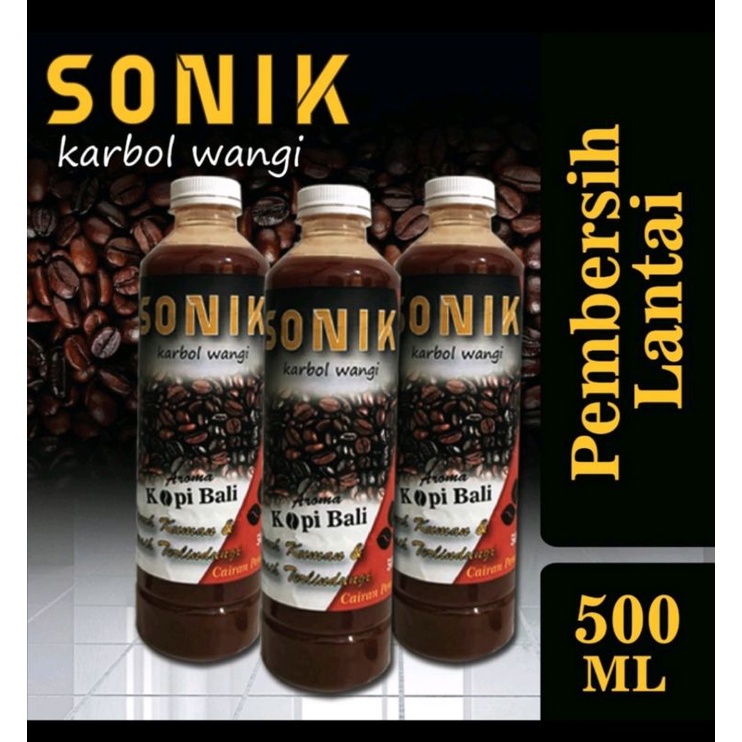 PEMBERSIH LANTAI KARBOL SONIK 500ML KARBOL WANGI KOPI COKELAT LEMON PINUS KARBOL MURAH