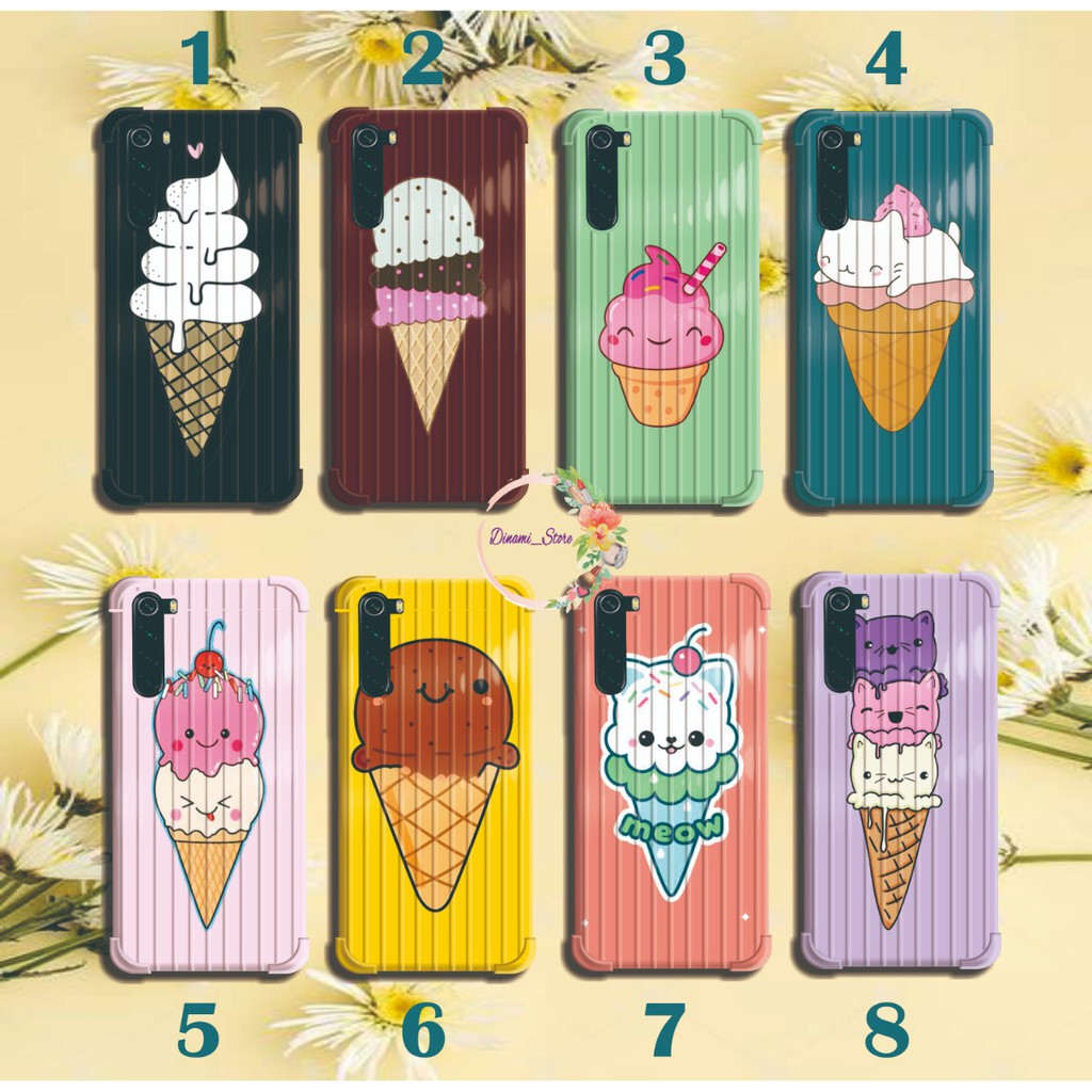 softcase cute ice cream Samsung J2prime G530prime A10 M10 A20 A30 A20s A30s A50 A50s A21s DST146