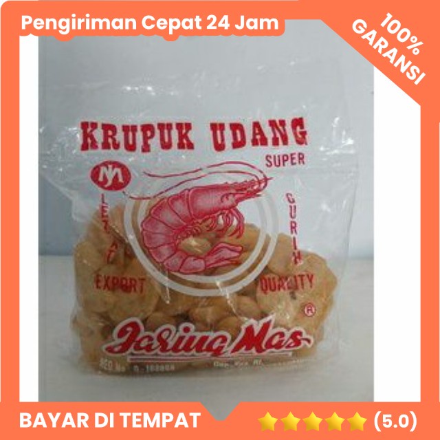 

Krupuk Udang Super Jaring Mas 250gr Kerupuk Udang Khas Rembang