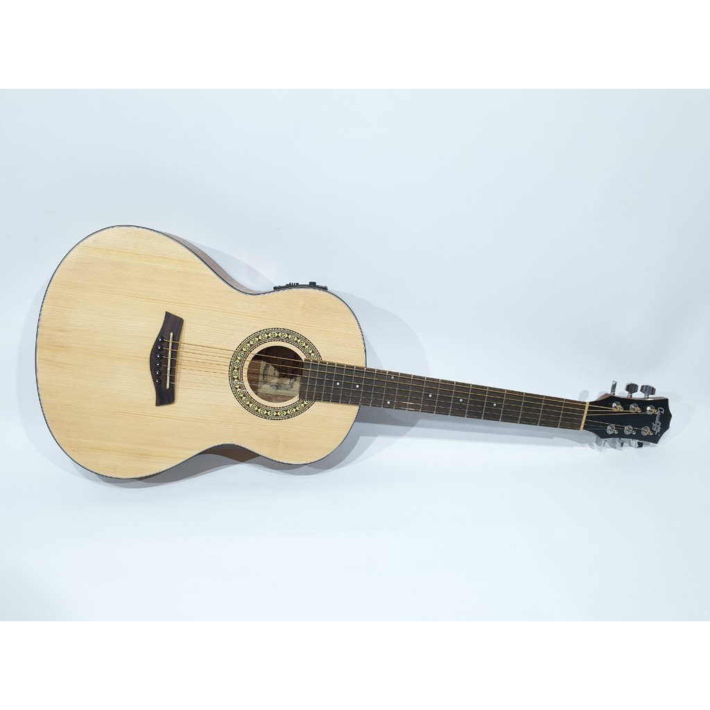 Gitar Akustik Elektrik Merk Cowboy Original Tipe GW-36 NS NA Equalizer Tuner Ukuran 3/4 Senar String