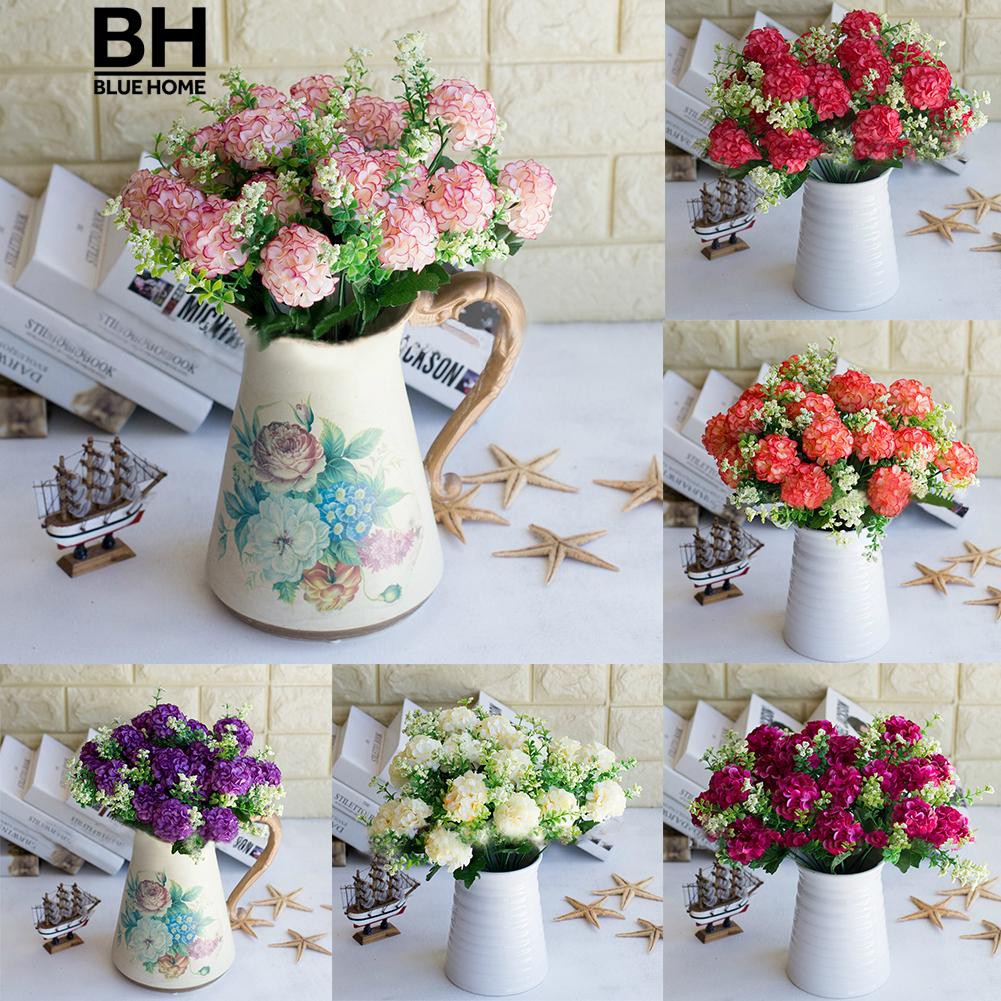 1 Bouquet Buatan Palsu Bunga Krisan Tanaman Rumah Kantor 1 Bouquet Buatan Palsu Bunga Krisan Tanaman Rumah Kantor