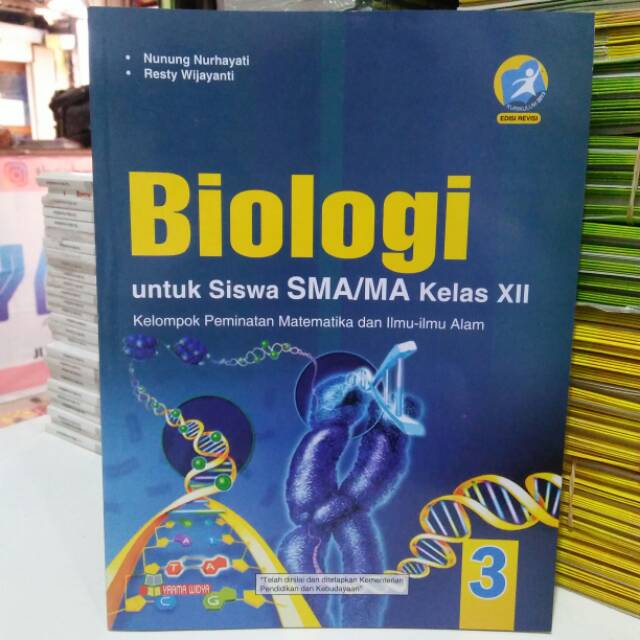 Jual Buku Biologi Sma Ma Kelas Xii Penerbit Yrama Widya Shopee Indonesia