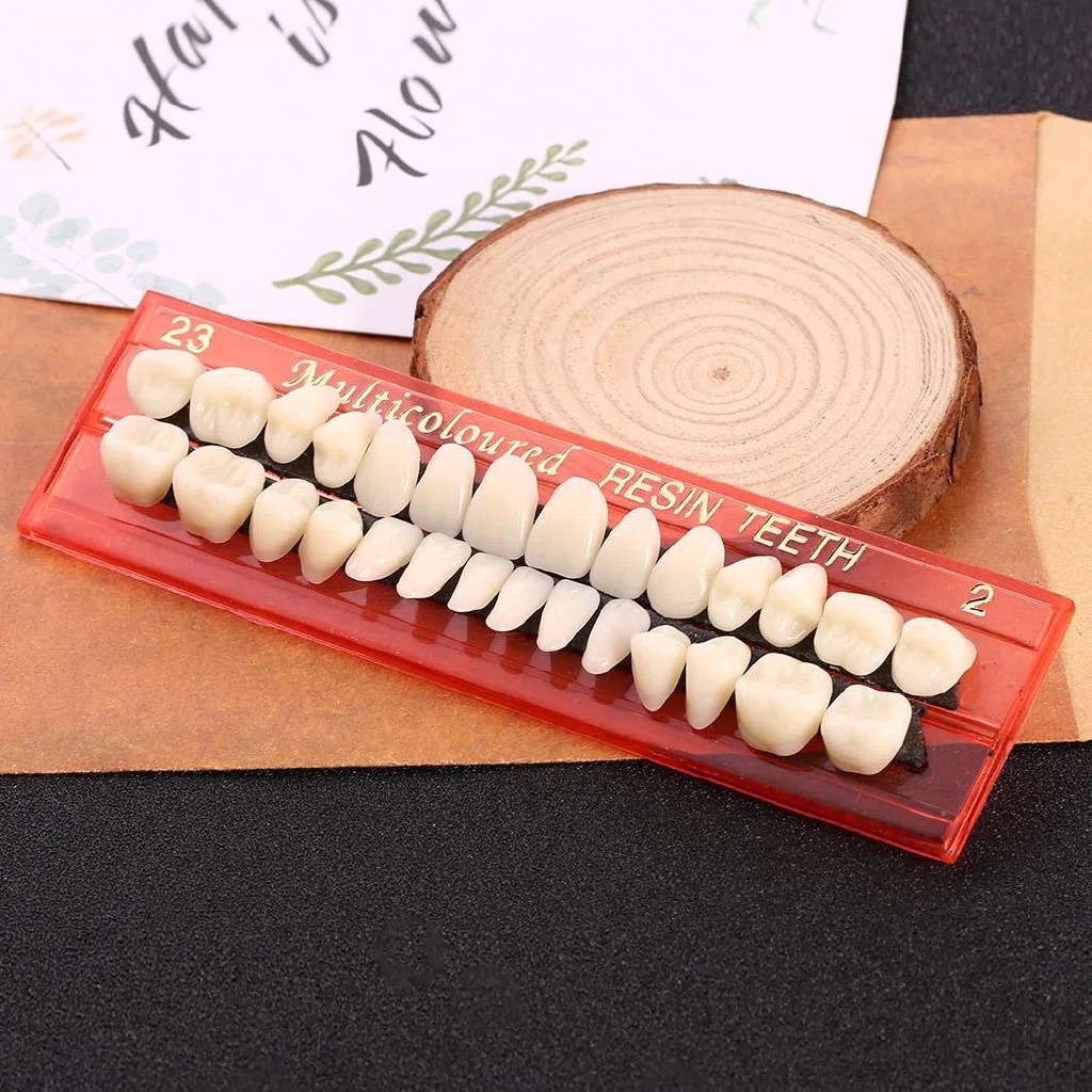 Gigi palsu resin akrilik acrylic CAIYU full set gigi tiruan gigi lepasan denture lab ALICE DENTAL