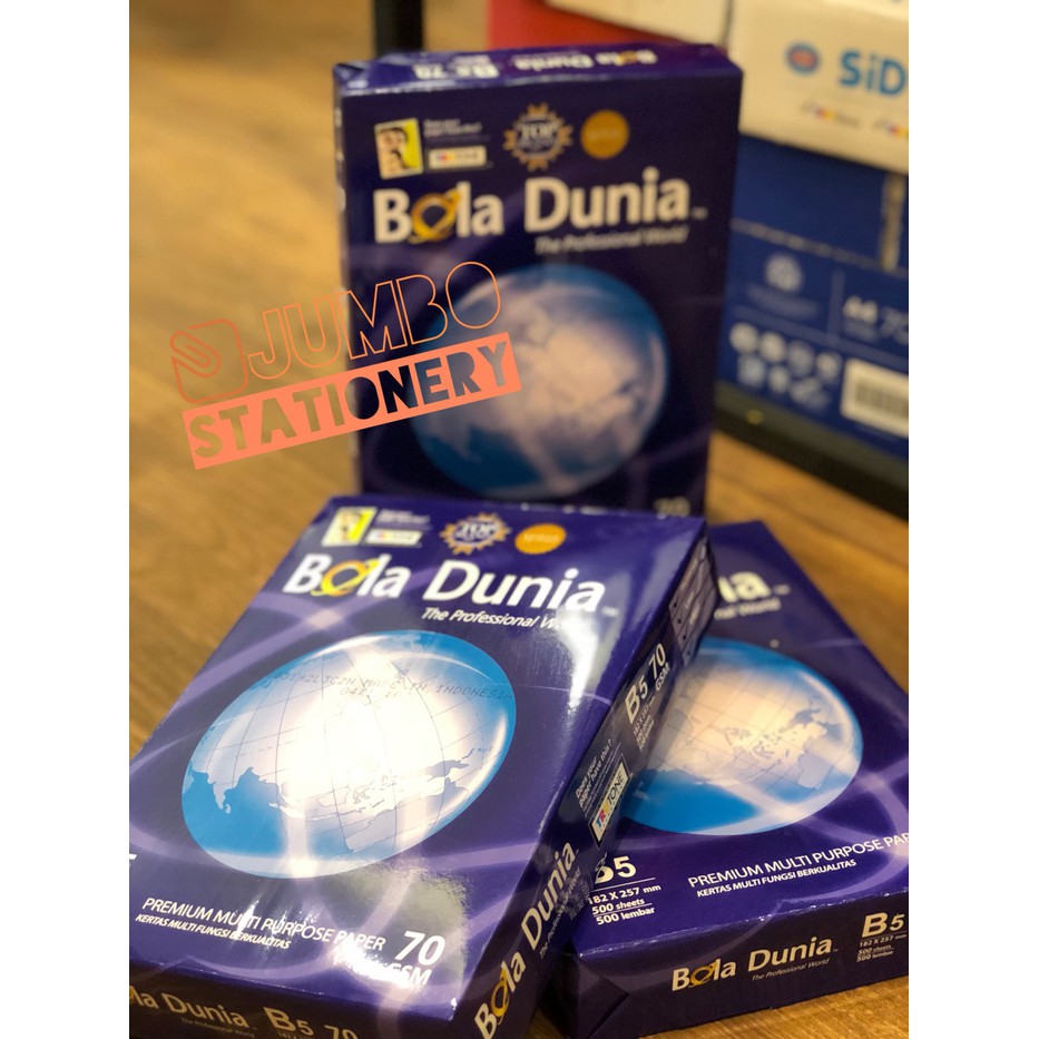 

Promo Hvs Bola Dunia 70gr B5 terbaik