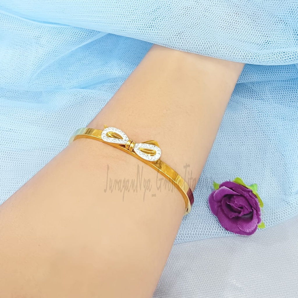 GELANG BANGKOK TITANIUM PITA MEWAH ANTI KARAT&amp;ANTI LUNTUR