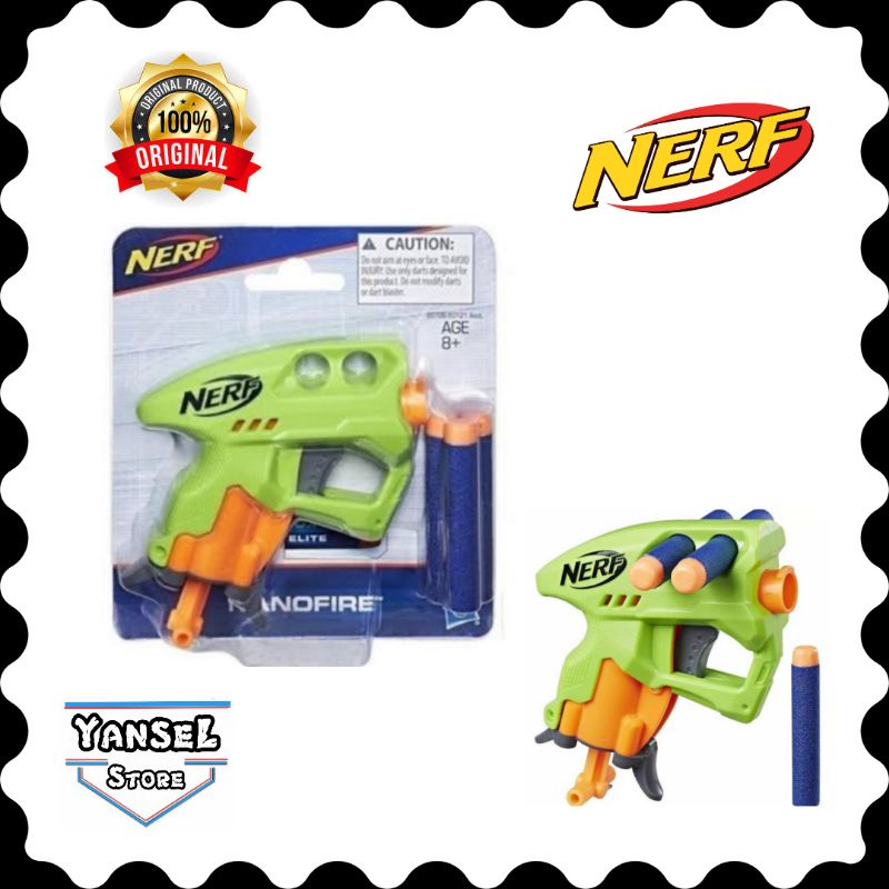 Nerf Nanofire Green hijau