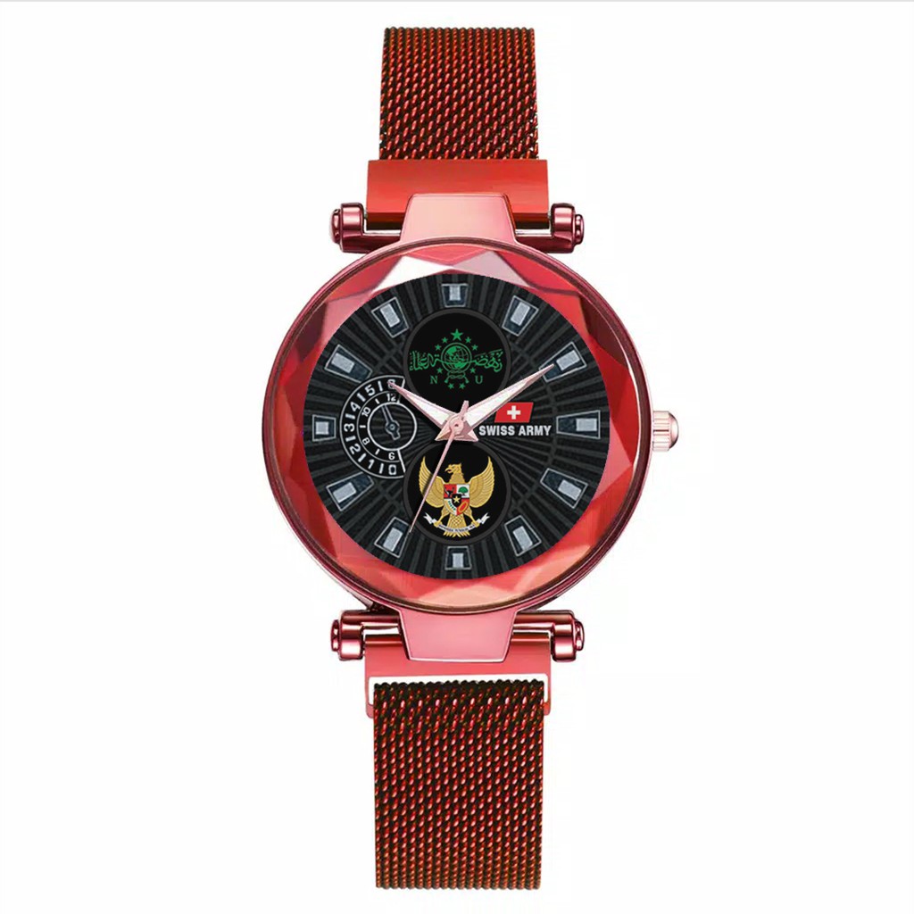 Jam Tangan Wanita Custom - NU-GARUDA Free Box &amp; Batre Cadangan