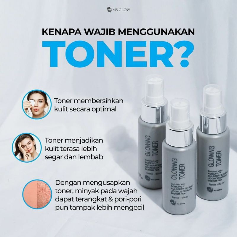 TONER MS GLOW / TONER GLOWING MS GLOW / TONER ACNE MS GLOW