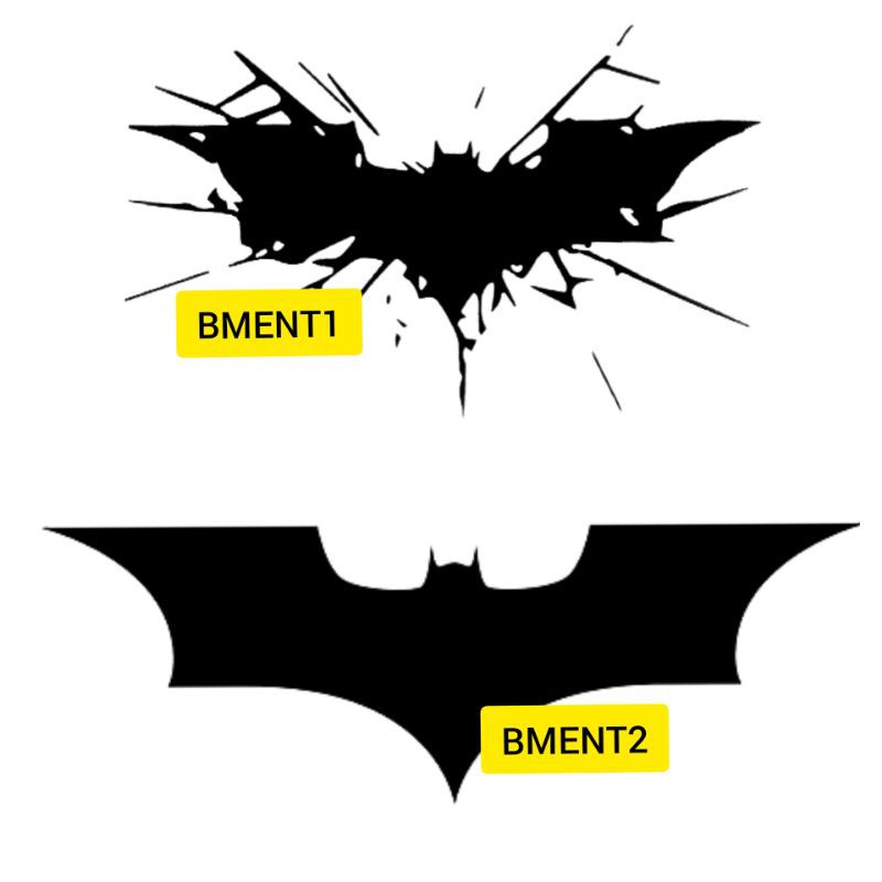 Tato Temporer Batman Tato simple Tato Betmen Stiker Tato Minimalis - BMENT