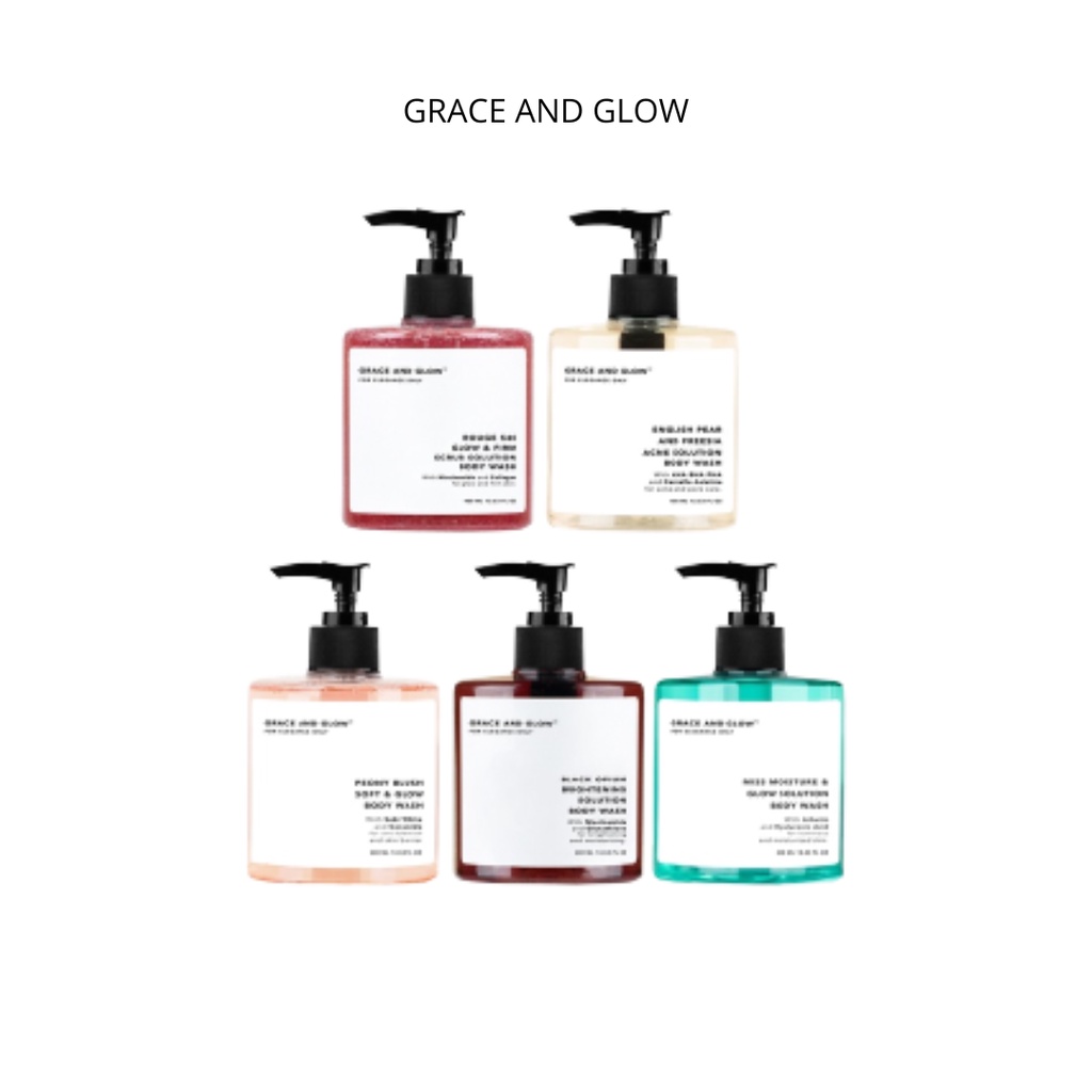 Grace and Glow Bundle 5 in 1 Body Wash - Paket Hemat Body Wash
