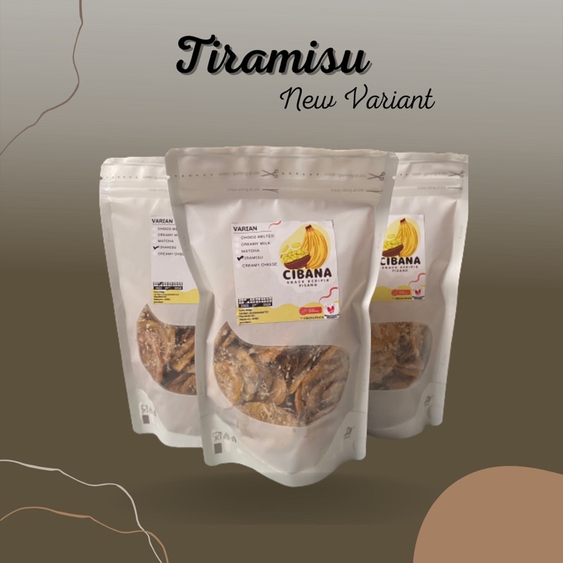 

Keripik Pisang Rasa Tiramisu Melt / Tiramisu Lumer - Cibana snack