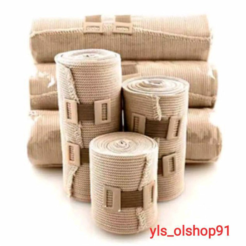 perban elastis 7.5cmx4.5m / 10cmx4.5m / 15cmx4.5m / perban elastik / verban elastis / perban patah t