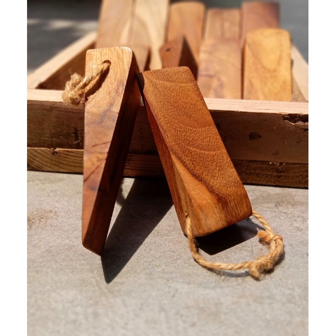 Ganjal Pintu Kayu Jati Mini