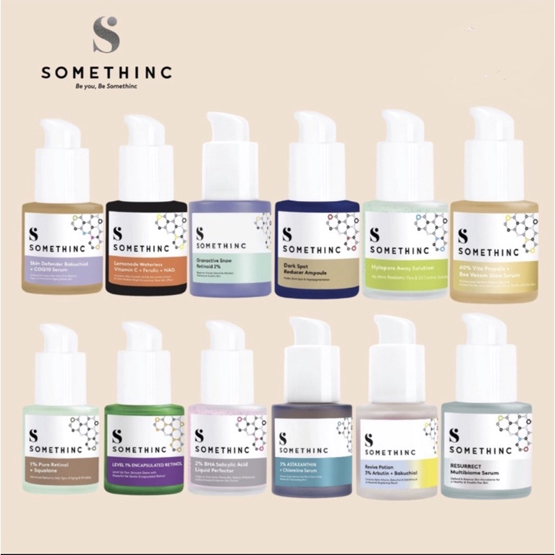 SOMETHINC Serum | Toner | Niacinamide | Sabi | AHA BHA | Retinol | Hyaluronic | DNA Salmon | Bakuchiol | Barrier Face