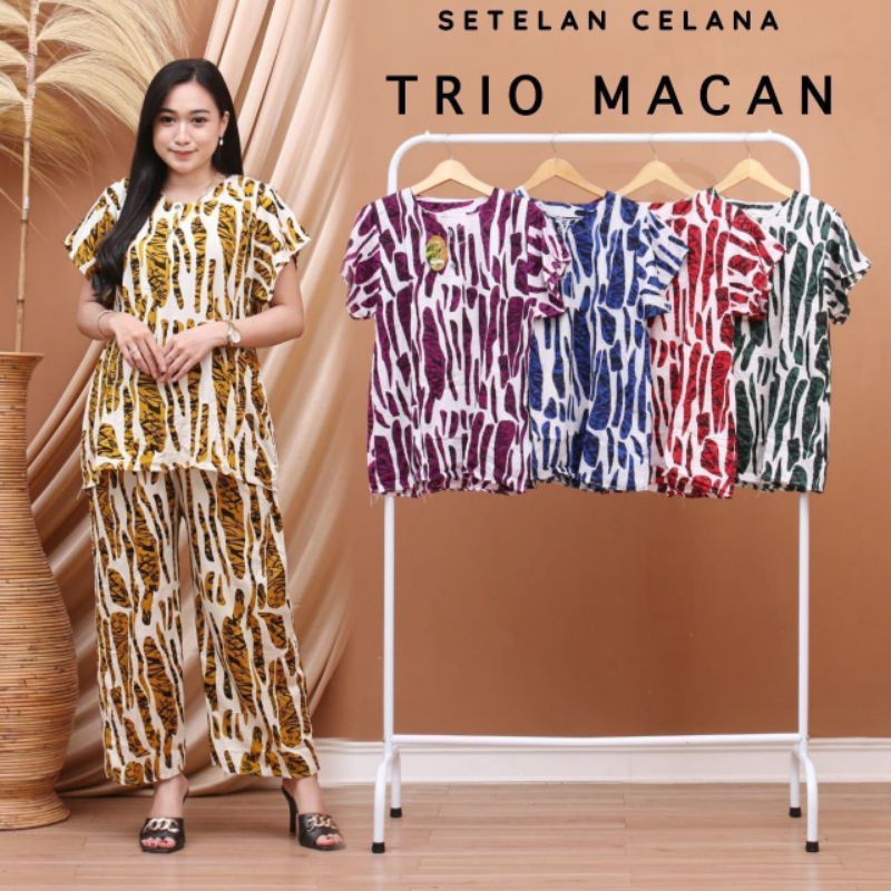 one set/setelan baju tidur batik