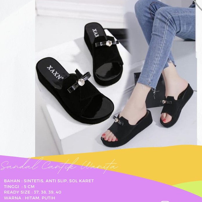 SANDAL WEDGES WANITA IMPORT/SANDAL WEDGES CEWE BAHAN PREMIUM/SANDAL WANITA IMPORT/SANDAL CEWE SDW275