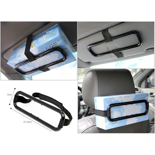 Tissue Paper Box Car Holder Cars interior mobil tempat tisu kaitan art
