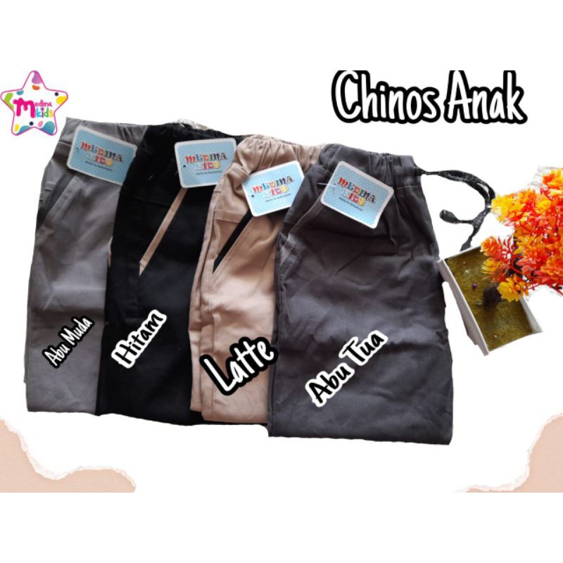 Bisa COD chinos medina kids 9-11th
