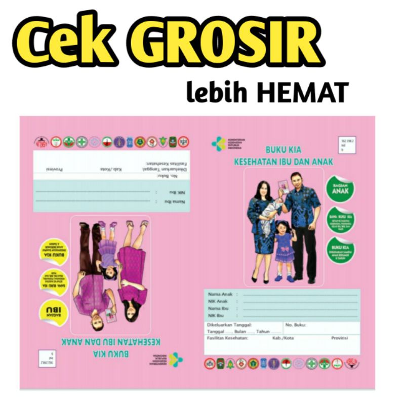 Buku KIA Terbaru (5 Pcs) Buku Kesehatan Ibu Dan Anak | Shopee Indonesia