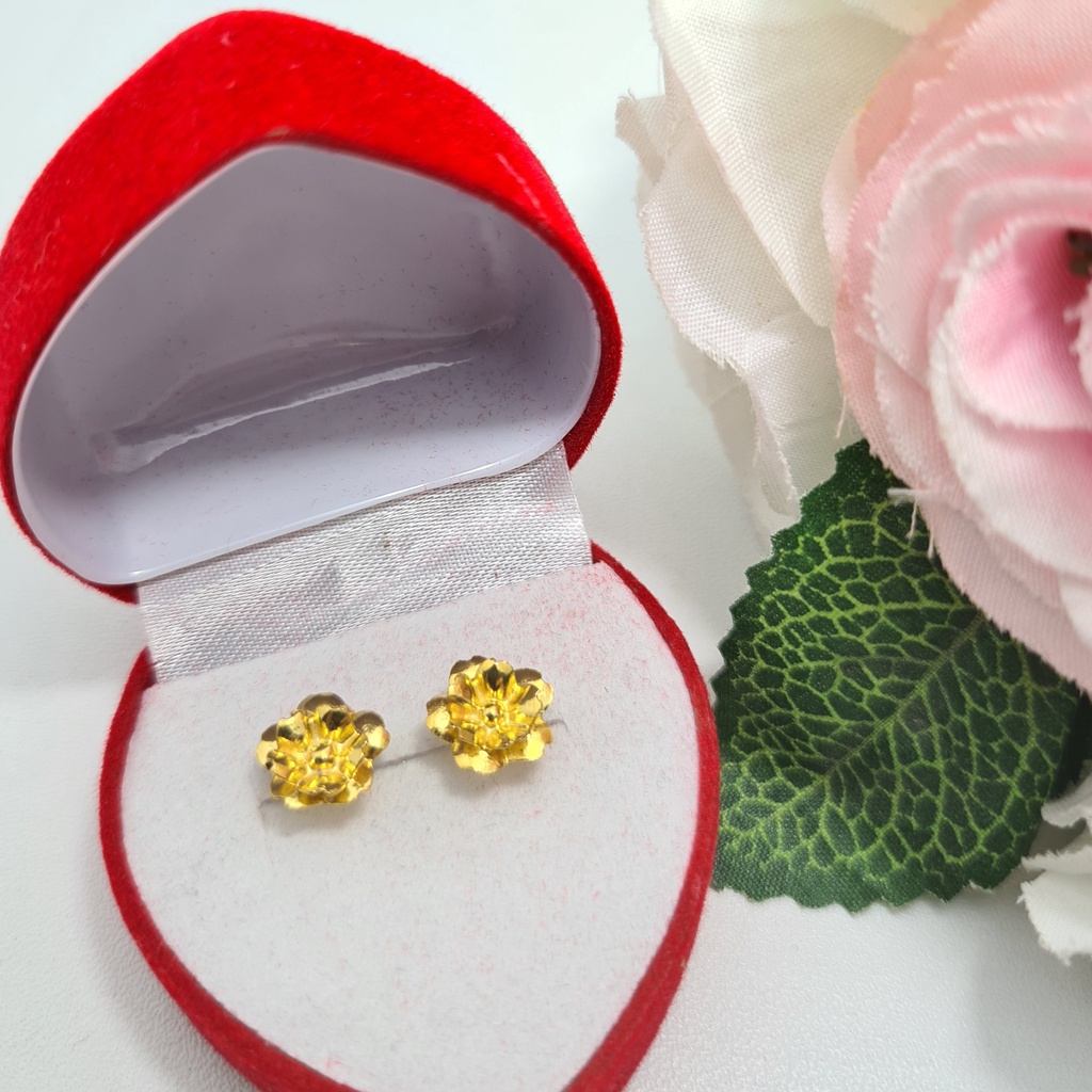 Giwang Rose Emas Muda