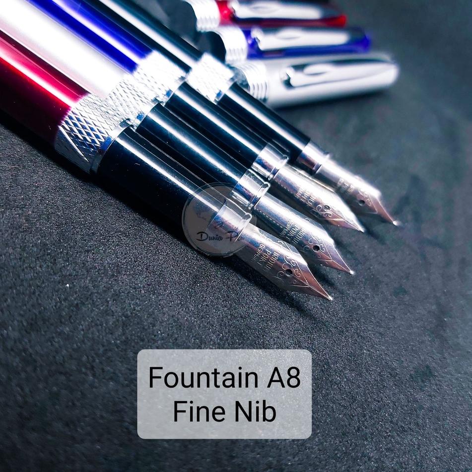 

ZNFN Fountain Pen FH A8 Fine Nib, Pena Tinta Mata Halus 0.3mm Metal Nib Bahan Metal Bisa Grafir Shopee 2020