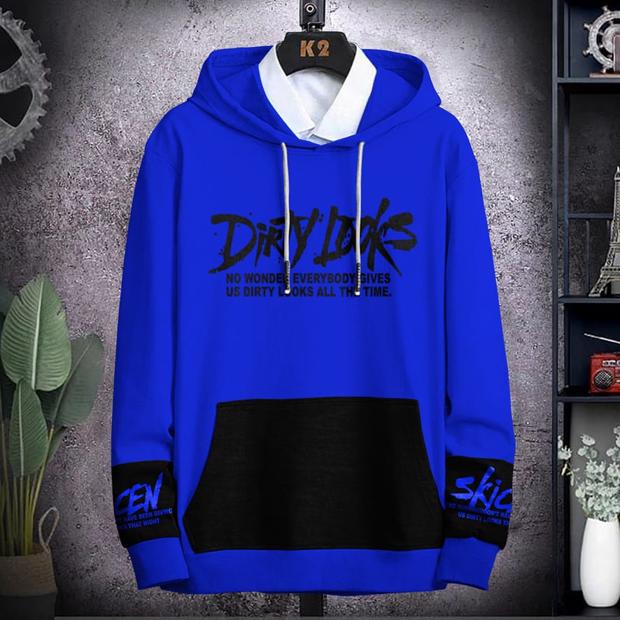 Hoodie Pria / Hodie Pria / Jaket Pria / Sweater Hoodie DIRTY LOOKS Bahan Fleece UK L-XL