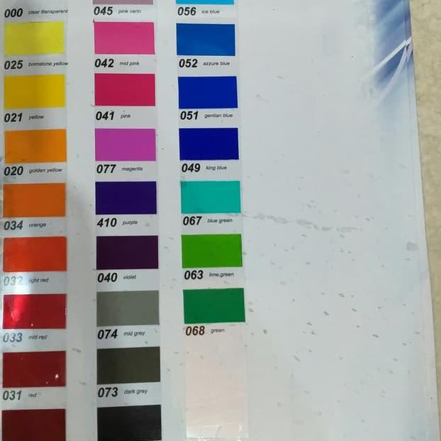 

QSB Profix 6500 POG Warna Biasa Skotlet Glossy 45 cm Cutting Sticker Roll Spesial order.