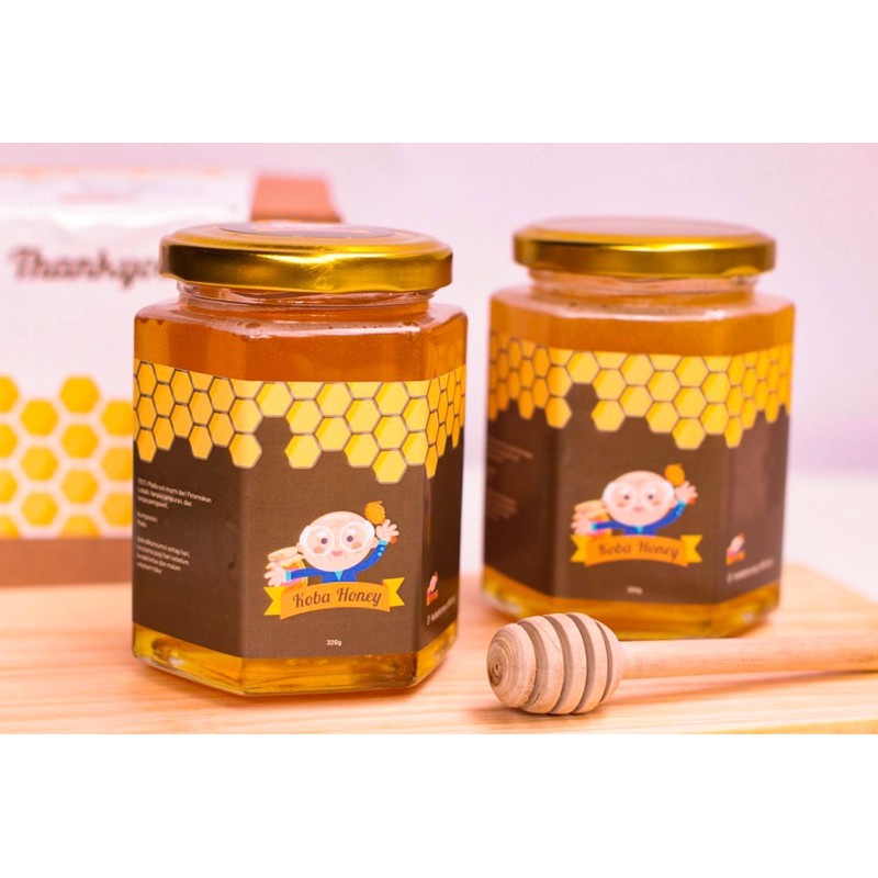 

Paket 2pcs Koba Honey 320ml *Freesendokmadu*