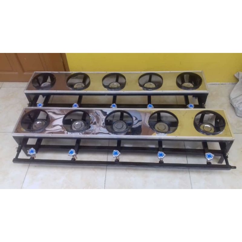 kompor 5 tungku panjang