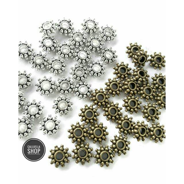 SPACER BULAT gerigi | BAHAN BROS KALUNG GELANG DIY CRAFT STRAP MASK