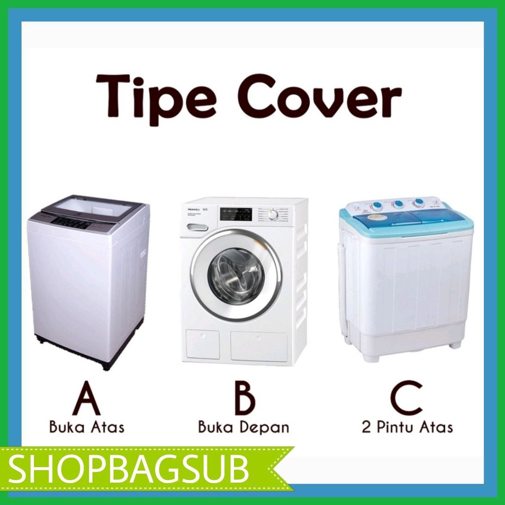 BEST SALE COVER MESIN CUCI 2 TABUNG SARUNG MESIN CUCI 2 TABUNG PENUTUP TUTUP MESIN CUCI 2 TABUNG