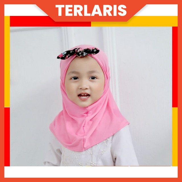 JILBAB ANAK BAYI LUCU LOL LED MUSIK 0-2 TAHUN PITA SIMPUL